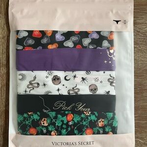 Halloween panties 5 per pack . Two packs included = 10 panties